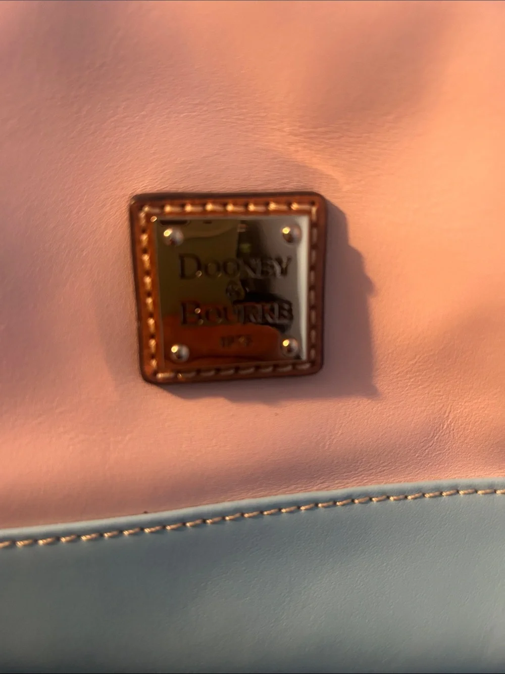DOONEY & BOURKE  Tote  bubblegum blue and pastel pink